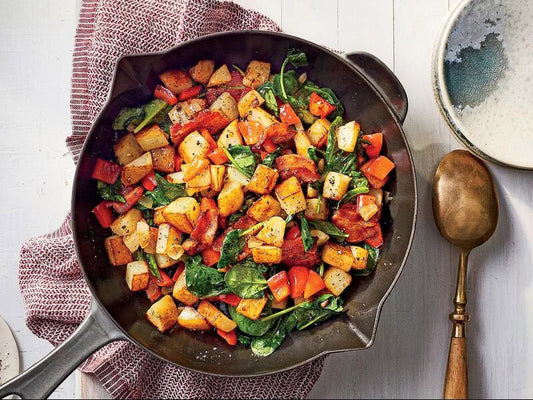 Cast Iron Skillet Potato-Bacon Hash