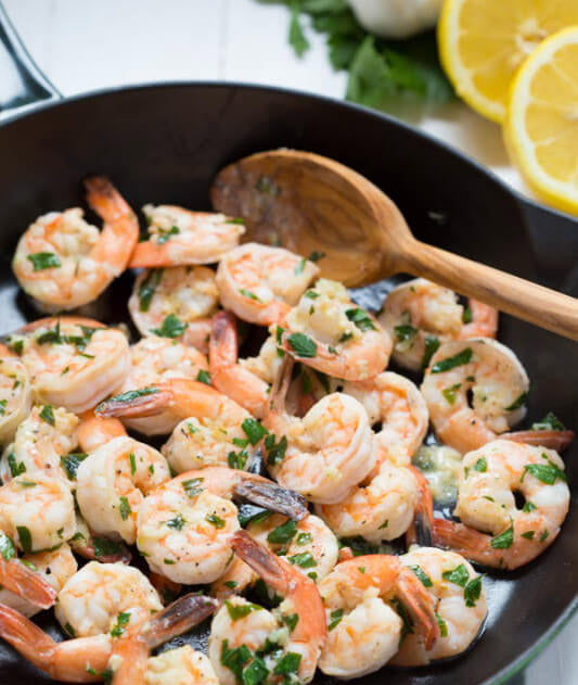 LEMON GARLIC SHRIMP