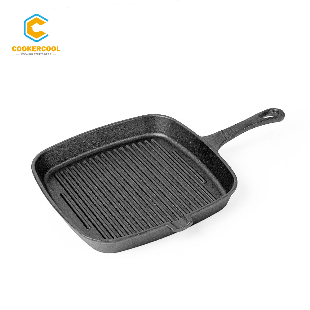 Cast Iron Pre-seasoned Grill Pan