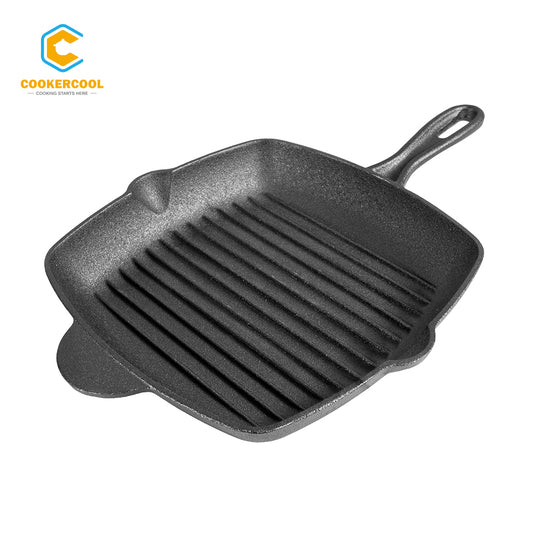 Cast Iron Pre-seasoned Grill Pan