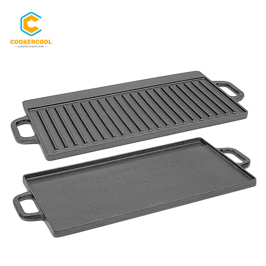 Cast Iron Double Side Griddle Pan