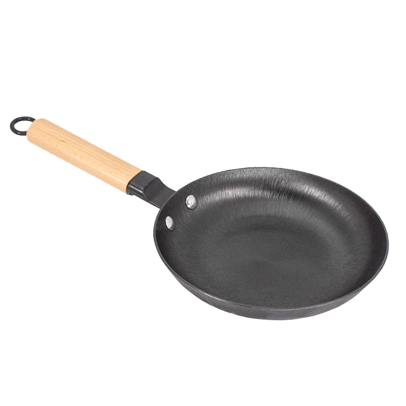 Light weight cast iron pre-seasoned fry pan