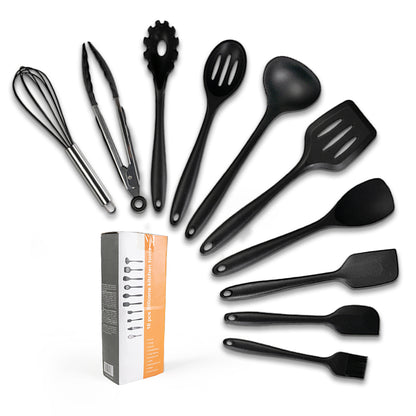 Set di utensili da cucina in silicone da 10 pezzi